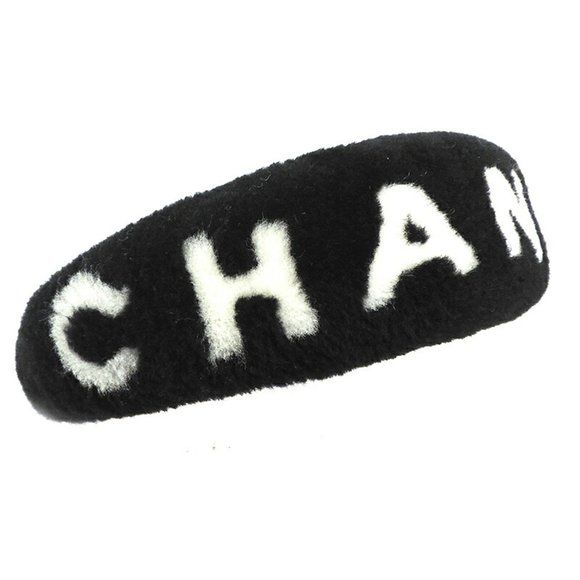Chanel fur headband ladies accessory black - Picture 2 of 6